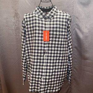 Men's Flannel Button Up Gingham